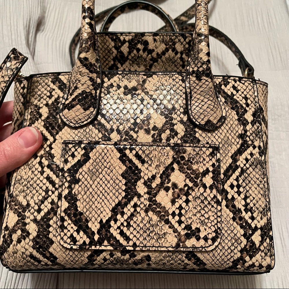 ~a new day~ snake print crossbody